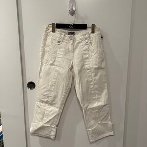 Jean Paul Gaultier White Denim Capris Size 44 (fits small - US 2/4)
